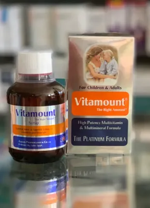 Vitamount syrup вітамаунт сіроп для дітей і дорослих вітамін мінерал 120 мл єгипет