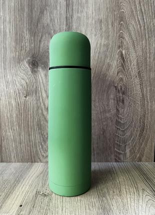 Стильный зеленый 🍀 матовый термос soft touch ambition 500ml