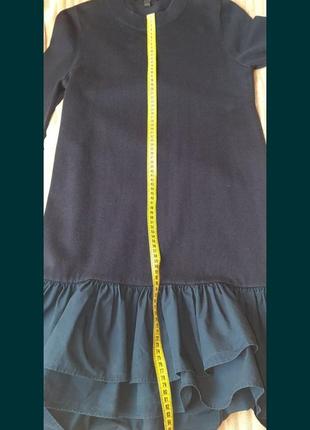Cos платье s 44-46 165-170 см синий хлопок подарок4 фото
