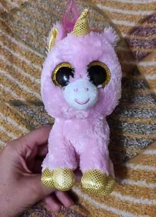 М'яка іграшка рожевий єдиноріг