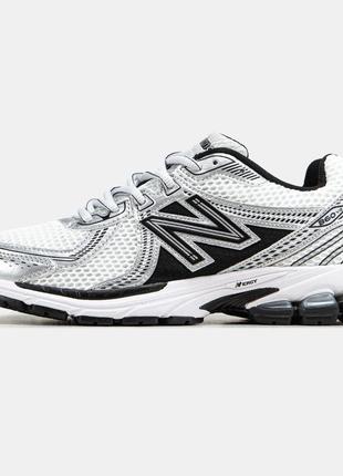 Мужские кроссовки new balance 860v2. white silver / smb