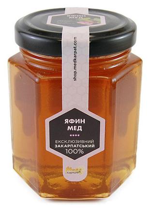 Мед бджолиний натуральний, сорт: "яфін мед" 240 г
