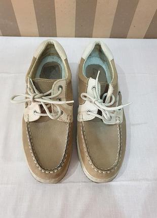 Кожаные мокасины clark's. 4