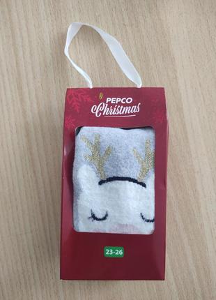 Шкарпетки pepco новорічні в подарунковому пакованні1 фото