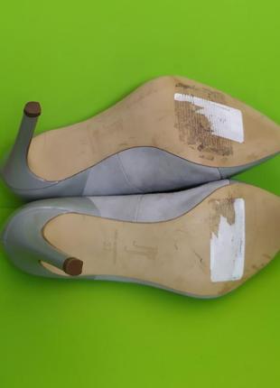 Серые туфли лодочки натуральная кожа jj shoes, 378 фото