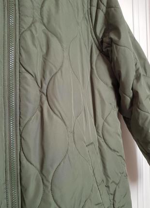 Осенняя куртка телогрейка на подкладке барашке8 фото