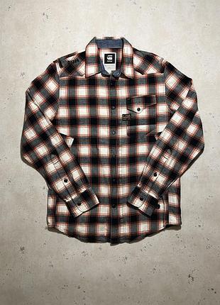 Сорочка g-star raw marshall windsor shirt l/s casual cargo overshirt