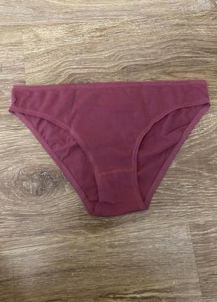 Шикарні, трусики, базові, котонові, теракотового кольору, від бренду: the lingerie c&a 👌