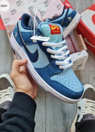 Чоловічі кросівки nike sb dunk low pro x why so sad?4 фото