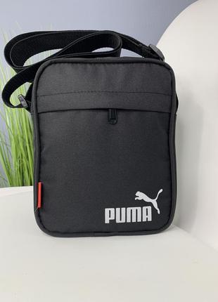 Сумка puma текстиль черная