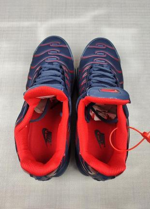 Nike air max plus tn blue&red8 фото