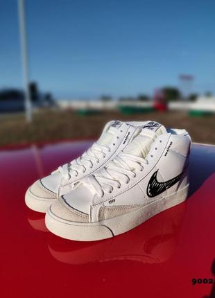 Nike blazer mid 1977 white1 фото