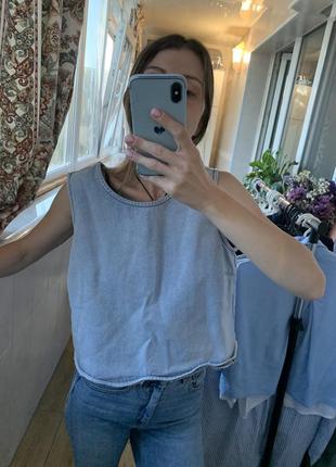 Майка джинсова плотна