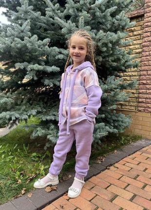 Теплый костюмчик для девочек