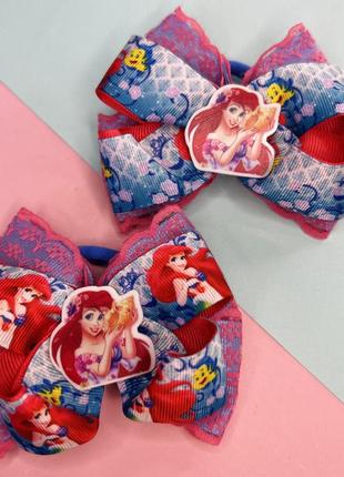 Банты резинки для волос детские русалочка