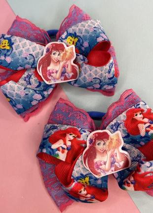 Банты резинки для волос детские русалочка
