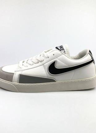 Кроссовки nike blazer low white6 фото