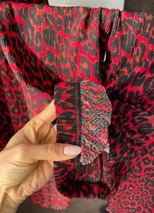 Красная тигровая пижама/домашний костюм кофта и штаны s,m,xl4 фото