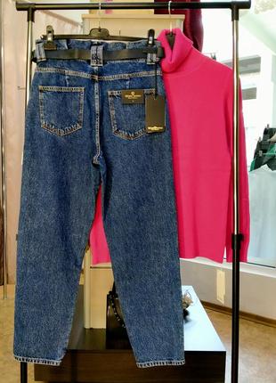 Мом джинсы с поясом на высокой посадке miss bon bon!💎