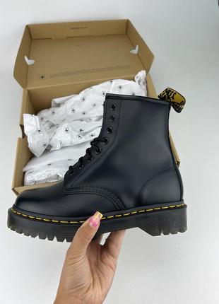 Dr.martens 25345001-1460-bex ботинки black smooth, оригинальные ботинки др мартенс на платформе