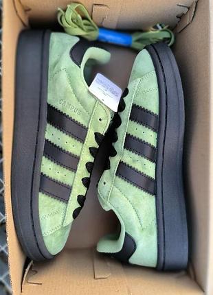 Мужские кроссовки adidas campus green black 41-42-43-44-45
