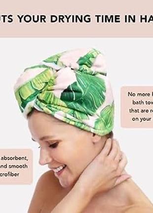 Полотенце для волос из микрофибры kit•sch microfiber hair towel5 фото