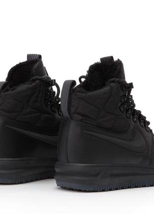 Зимние мужские кроссовки nike lunar force 1 duckboot '17 "black"8 фото