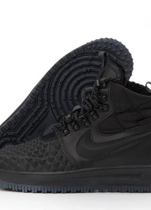 Зимние мужские кроссовки nike lunar force 1 duckboot '17 "black"7 фото