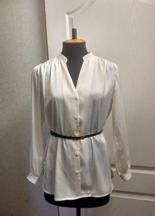 Воздушная удлиненная блузка