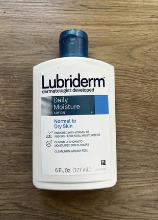 Lubriderm, daily moisture lotion, normal to dry skin