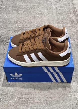 Кеды - кроссовки кампусы adidas campus 00s brown