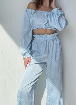 Шовковий комплект для дому