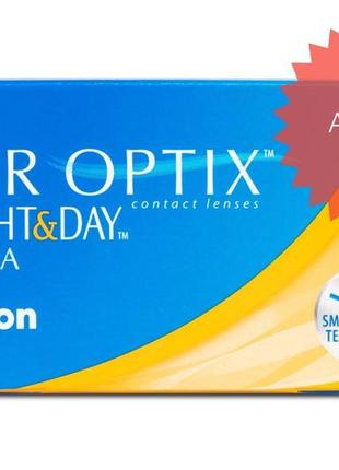 Линзы alcon air optix night&day aqua  -1 8.6 3 линзы