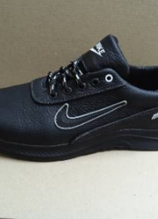 Натуральні шкіряні кеди кросівки туфлі для чоловіків великого розміру 46-50 р  натуральные кожаные к
