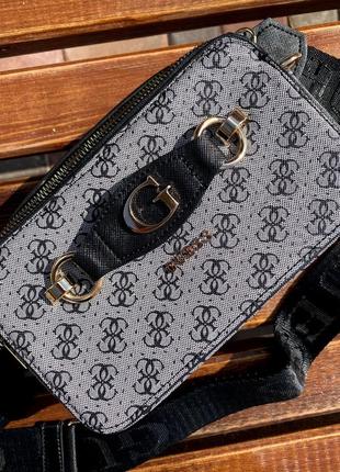 Женская сумка серая золото турция сумка в стиле guss женская сумка через плечо материал экокожа туречевина сумка в стиле гесс