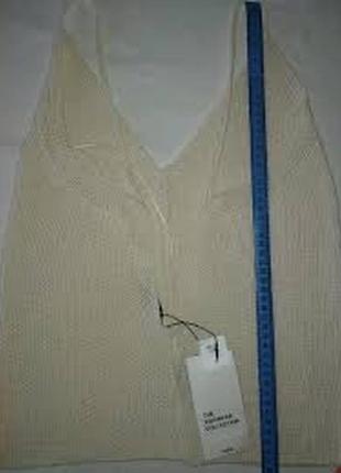 Zara top cotton + нейлон новый бирки2 фото