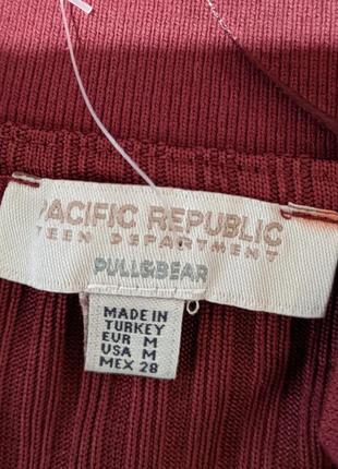 Плаття в рубчик із коміром від pull&amp;bear турція6 фото