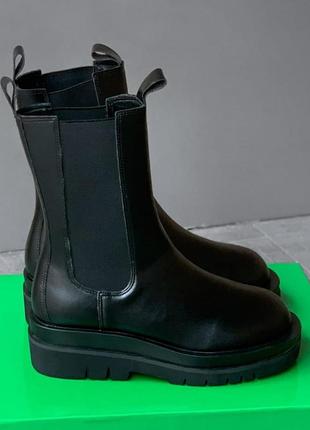 Sale ботинки   в стиле🌻bottega veneta boots black 2