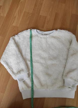 Стильный теплый пуловер джемпер свитер свитшот zara girl collection португалия3 фото
