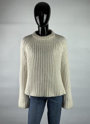В’язаний светр джемпер преміум бренд альпака/вовна1 фото