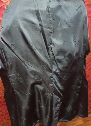 Шикарный пиджак блейзер в клетку из шерсти ziver collection3 фото