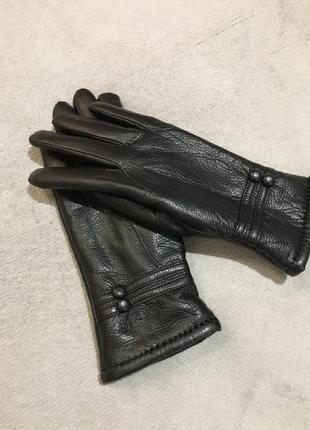 Кожаные варежки