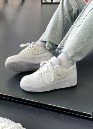 Кроссовки nike air force 1 gold8 фото