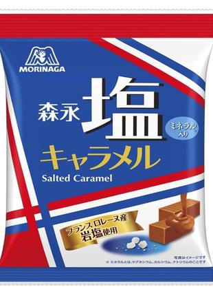 Молочные ириски с морской солью morinaga, 83 g