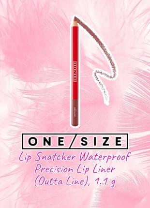 One/size by patrick starrr- lip snatcher waterproof precision lip liner - водостійкий олівець для губ1 фото