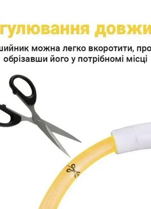 Нашийник для собак led, нашийник з підсвіткою , водостійкий, з зарядкою usb, світний нашийник5 фото