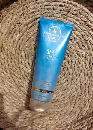 Крем для тіла bath&body works sea soul refreshing body cream 226 г