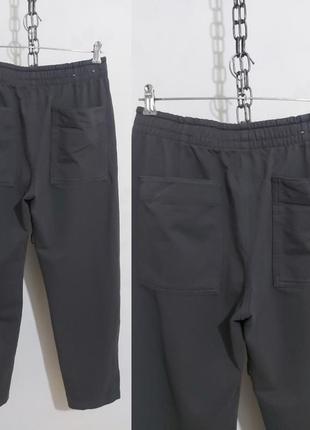 Котоновые брюки, джогеры кежуал, пояс на резинке uniqlo7 фото