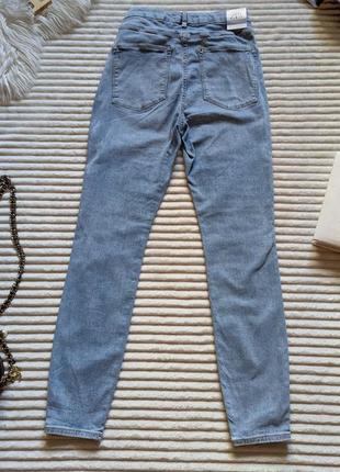 Яркие джинсы zara скинни с высокой посадкой8 фото