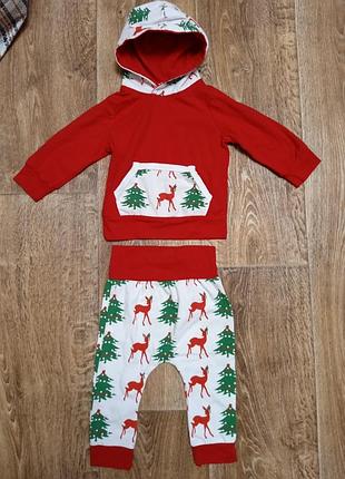 Новогодний костюм 6-12 мес рост 80